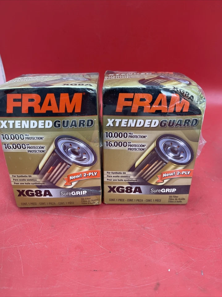 Lote 2 filtros de aceite Fram XG8A Foto 1 de 4