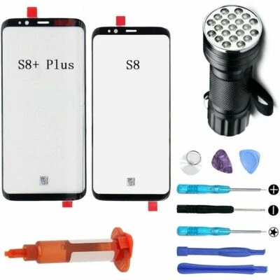 Repuesto de lente de vidrio de pantalla frontal OEM para Samsung Galaxy S8 S8 PLUS Foto 1 de 4