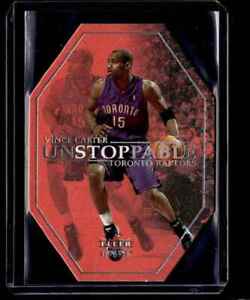2001-02 Fleer Genuine Unstoppable Vince Carter Toronto Raptors #1