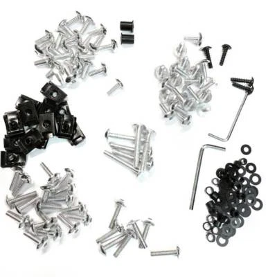 Nuevo kit de tornillos de perno de carenado universal plateado para Honda CBR1100XX Super Blackbird Foto 1 de 4