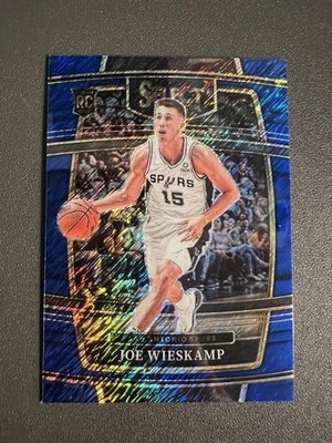 2021-22 Select  Joe Wieskamp Blue Shimmer Prizm SP #18 Rookie RC Concourse - Image 1 of 2