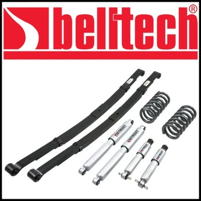 Belltech 2" Front 2" Rear Lowering Kit w/Shocks fit 98-03 Dodge Durango 2WD - Image 1 of 4