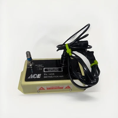 TV/VCR DISTRIBUTION AMP MODEL: VH121 VHF/UHF/FM RCA Tested Works! - Image 1 of 3