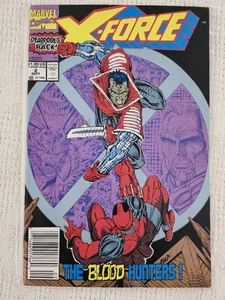 X-Force #2 NEWSSTAND Marvel Comics 1991 2. Auftritt von Deadpool Liefeld! - Bild 1 von 10