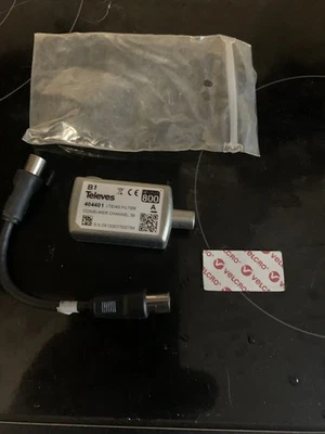 Televes 404401 Indoor LTE/4G Filter and Cable. - Image 1 of 3