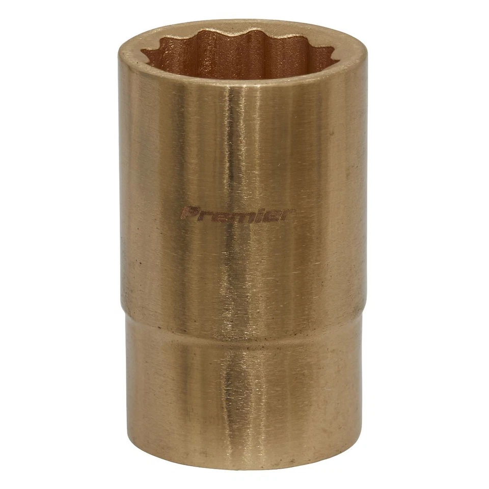 Sealey Non Sparking Socket 18mm 1/2"D WallDrive 12 point Beryllium Copper NS051 - Image 1 of 1