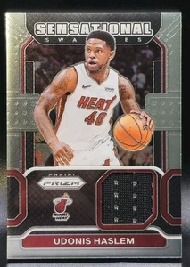 UDONIS HASLEM 2021-22 PRIZM JERSEY PATCH MIAMI HEAT LEGEND - Bild 1 von 1