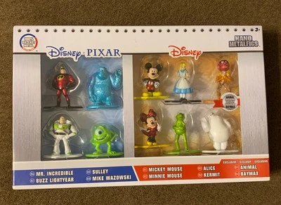Novo em folha! Disney Pixar Pacote com 10 Exclusivos JADA TOYS Metal Fundido Perfeito! 🔥 - Imagem 1 de 4
