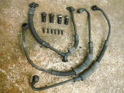 88-97 Suzuki GSX600 750 F Katana Cabezal Motor Enfriador de Aceite Líneas JUEGO 11328-27A04 Foto 1 de 4