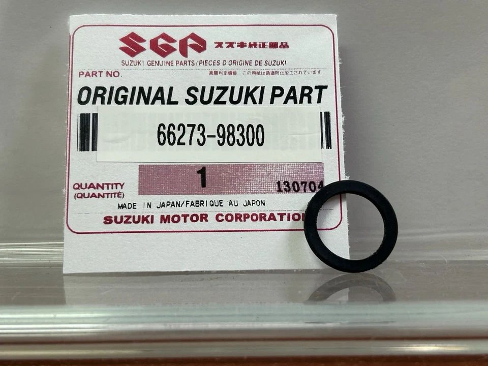 Genuine NOS Suzuki Filter Fuel Petcock Gasket Seal OEM 66273-98300 RB50 GSXR50  - Image 1 of 1