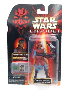 星球大战第 1 集 The Phantom Menance Captain Panaka 带爆破器 全新 — 第 1/3 张图片