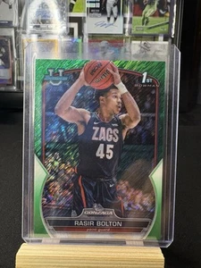 Rasir Bolton 2022-23 Bowman University Chrome 1st Green Shimmer Refractor /99 SP - Picture 1 of 2