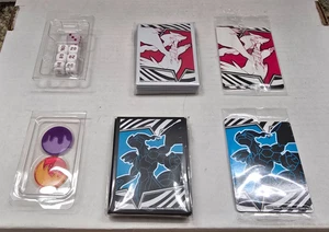 Pokemon TCG: Black Bolt & White Flare ETB Sleeves Dice Counters and Dividers SET - Picture 1 of 7