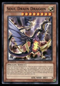 Soul Drain Dragon SHSP-EN013 Shadow Specters 1st Edition - Picture 1 of 2
