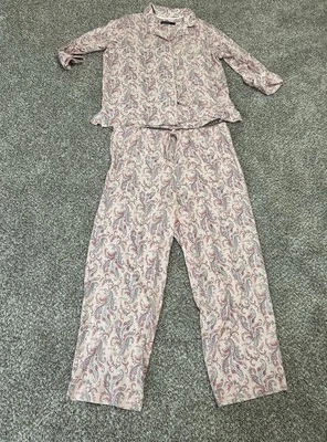 Conjunto de pijama LAUREN RALPH LAUREN para mujer de cachemira talla 1X Foto 1 de 4