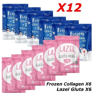 12X Frozen Collagen Premium Collagen Peptide + Lazel Gluta Pure Vitamin Nourish - Picture 1 of 9