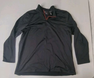 Spyder Active XXL Black Red 1/4 Zip Performance Pullover Stretch Base Layer - Picture 1 of 6