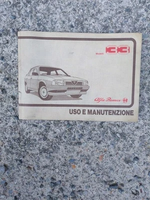 Libretto uso e manutenzione Alfa Romeo 33 ottobre 1987 originale - Immagine 1 di 4