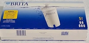 Brita 5 Pack Pitcher Replacement Filters New Sealed Unopened - Picture 1 of 4