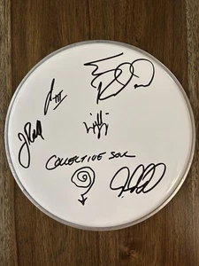 ‘Collective Soul’ Full Band Signed 10” White Drumhead Ed Roland +4 - Imagen 1 de 1