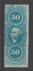 Bigjake: R-61c,  50 cent Passage Ticket - 1st Revenue Issue - Picture 1 of 2