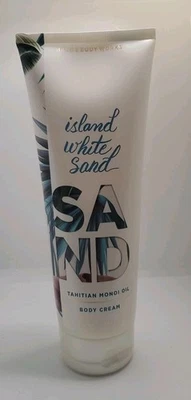 ISLAND WHITE SAND ~ Crema Corporal Aceite Monoi Baño y Cuerpo Trabajo 8 OZ RARA ~ ENVÍO GRATUITO Foto 1 de 4