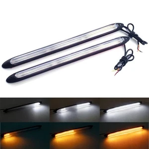 Hot Kit High Quality Running Light 48LED 6.10"x0.79" Car Daytime White - Picture 1 of 10