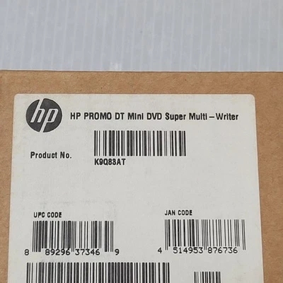 NEW HP Desktop Mini DVD Super Multi-Writer (K9Q83AT) ~ External Drive  - Image 1 of 4
