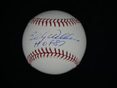 BILLY WILLIAMS SIGNED OFFICIAL MAJOR LEAGUE BASEBALL "HOF 87"  - JSA COA - Image 1 of 2