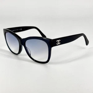 Gafas de sol CHANEL 5380-A - negras, plateadas marca Coco, lentes degradadas - Imagen 1 de 10