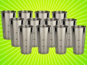 (12)30 oz.malt cup ice cream Milkshake- stainless steel - Picture 1 of 1