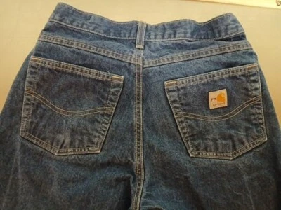 Carhartt FRB100-DNM Jeans Size 30x30 Relaxed Fit-Ready to Work! - Image 1 of 4