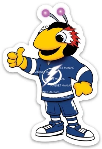 ThunderBug likeness sticker - NHL - Tampa Bay Lightning - mascot Thunder Bug Cover