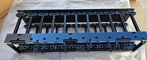 Ortronics 6 Cable Management Panel Cover Black 2RU 3.5 H x 19 W x 6.25 MM6HMF2RU - Picture 1 of 5