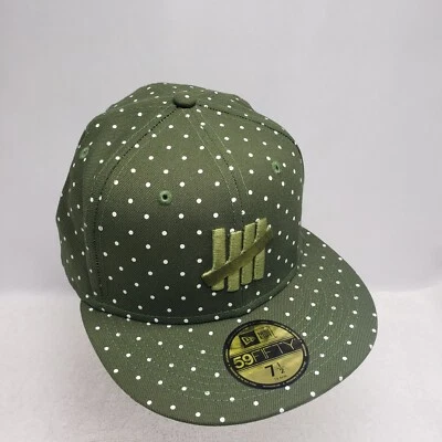 Gorra New Era X Undefeated verde lunares ajustada 59Fifty talla 7 1/2 Foto 1 de 4