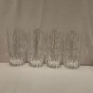 RCR Marilyn Crystal All Purpose Tumbler Highball Glasses Italy 12 Oz Set 4 - Picture 1 of 8