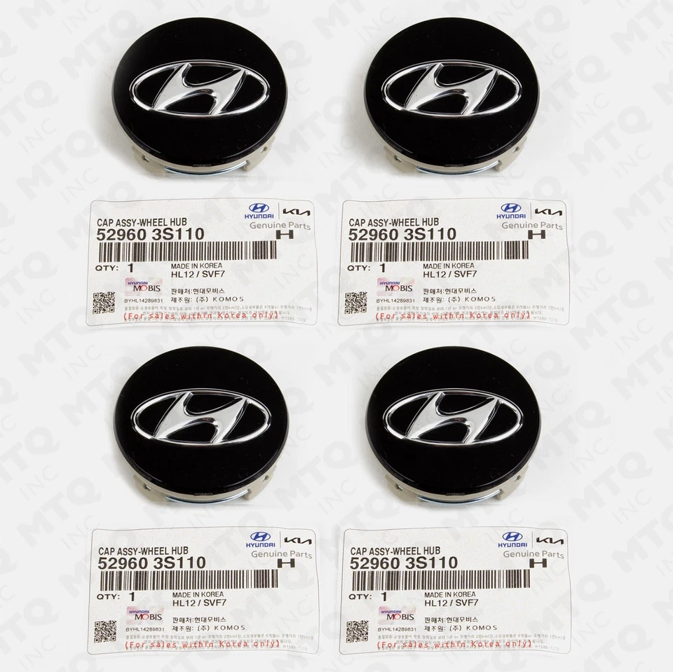 One (1x) GENUINE HYUNDAI OEM Wheel Hub Center Cap 529603S110 52960-3S110