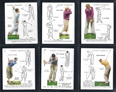 PLAYER - GOLF - FULL SET OF 25 CARDS (1 IS NO ITC CLAUSE) - Image 1 of 4