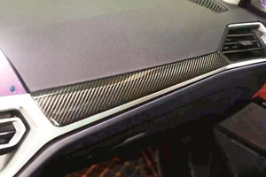 Echt Carbon hochglanz Interieur Blenden für BMW G20 G21 G22 G23 G26 G80 G82 - Picture 1 of 10