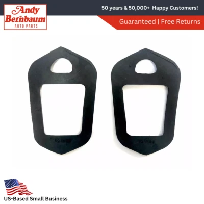 For 1939 Dodge Rear Left Right Tail Lamp Light Pads Rubber Gasket Pair - Image 1 of 4