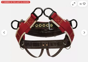 Weaver Arborist WLC-315 Saddle with 1" Heavy-Duty Coated Webbing Leg Straps, XL - Picture 1 of 10