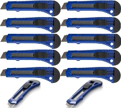 1–1000× Cuttermesser 18 mm | Profi Teppichmesser mit Abbrechklinge - Bild 1 von 4