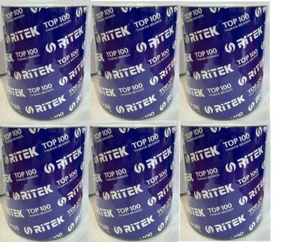 600 x Ritek DVD-R Silver Thermal Printable 4.7GB 120mins 16X + 600 Free Sleeves - Picture 1 of 5