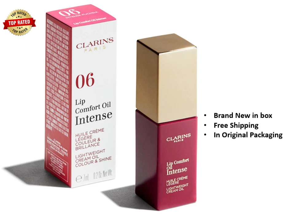 Clarins Instant Light Lip Comfort Oil (Full Size) 06 Intense Fuchsia - Image 1 of 1