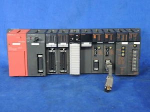 Mitsubishi MELSEC PLC system w. A2USCPU-S1, A1SX42, A1SJ71UC24-R2, 11 components - Picture 1 of 8