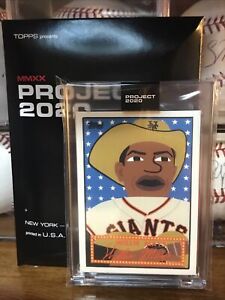 Topps Project 2020 #244 Willie Mays by Keith Shore w/Box PR 2440 NY Giants