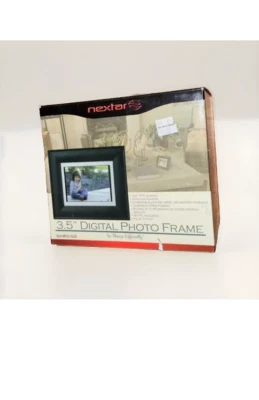 Marco de fotos digital Nextar 3,5, caja abierta para exhibición de fotos. Foto 1 de 4