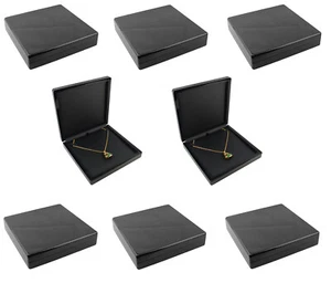 Luxury Gloss Wooden Large Necklace Jewelry Storage Holder Display Gift Charm Box - Picture 1 of 6