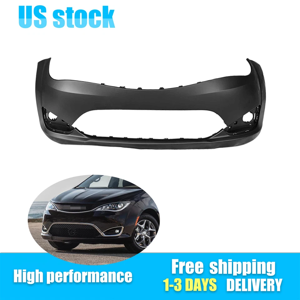Fits Chrysler Pacifica 2017-2020 Front Bumper Cover Fascia 68602223AA CH1000A27 - Изображение 1 из 4