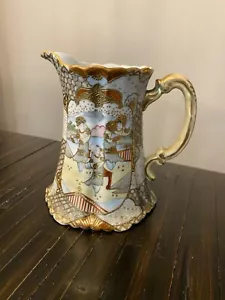 Antiker japanischer Imari 7" facettierter Krug - Bild 1 von 12